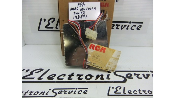 RCA 142874 board MUV001A